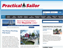 Tablet Screenshot of practical-sailor.com